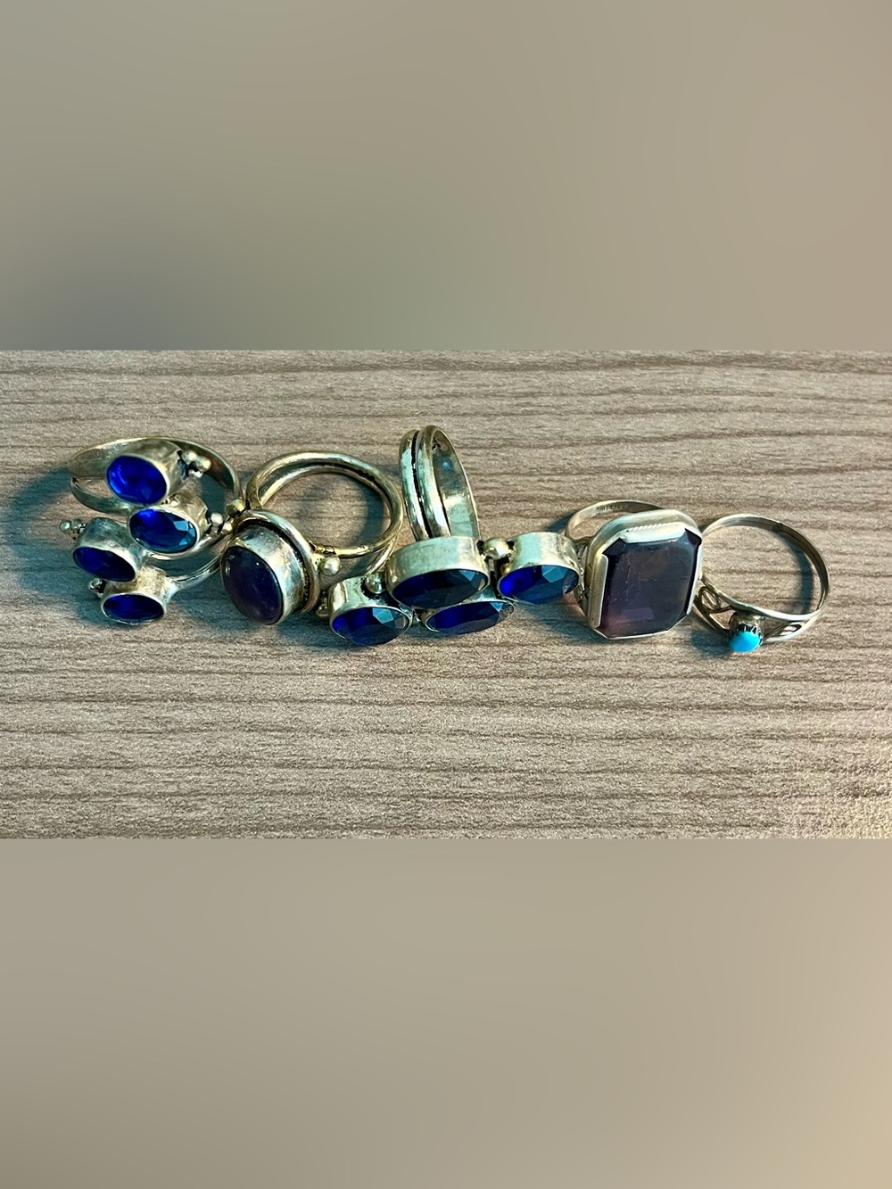 Sterling Silver or stamped 925 ring lot